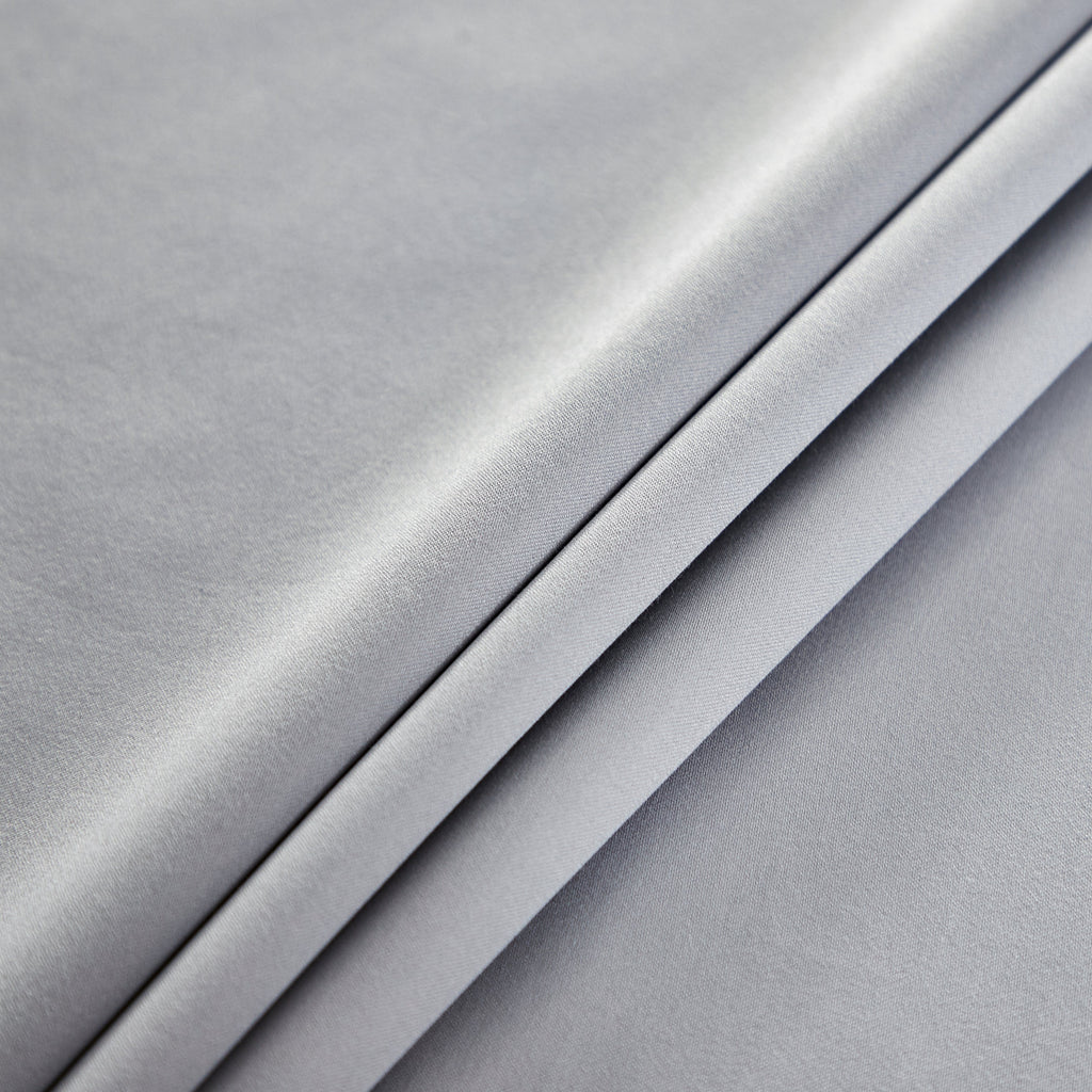 Hotelier Prestigio™ Supima Cotton Percale Earl Gray White Dove Hem Quilt Cover - Bedding Affairs