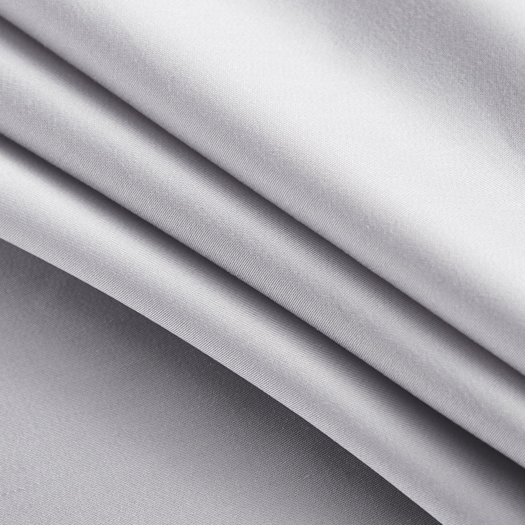 Palais Suite TENCEL™ LF Silvery Grey Fitted Sheet Set - Affairs Living Pte. Ltd.