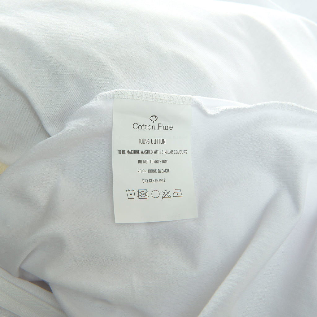 Cotton Pure™ White Jersey Cotton Quilt Cover - Affairs Living Pte. Ltd.