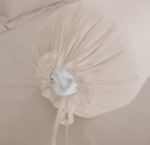 Hotelier Prestigio™ Luxury Champagne Base White Border Bolster Case - Affairs Living Pte. Ltd.