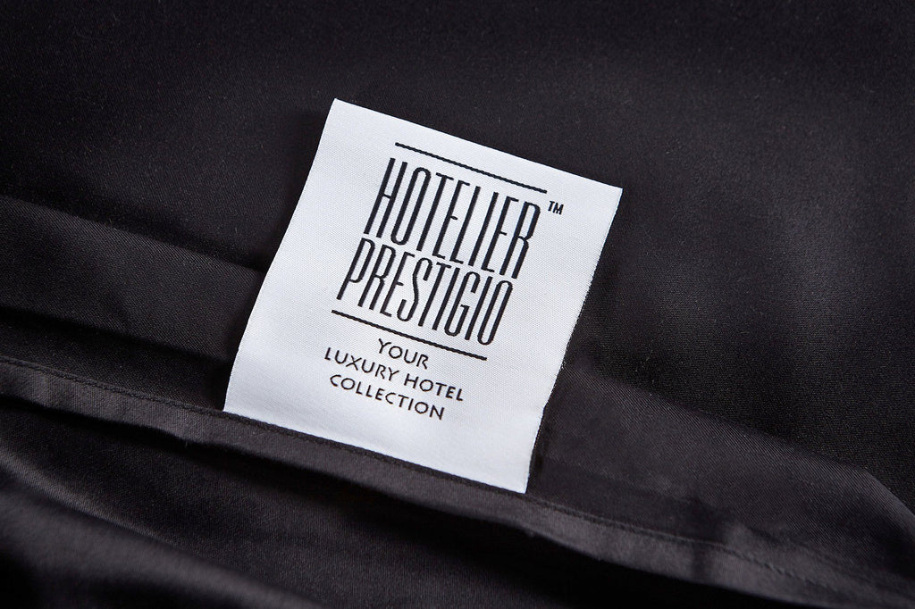 Hotelier Prestigio™ Onyx Black Quilt Cover - Affairs Living Pte. Ltd.