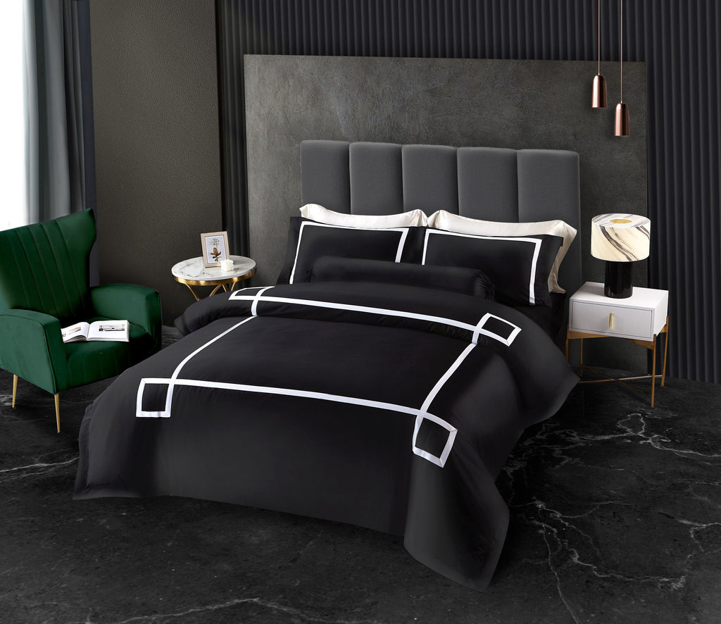 Hotelier Prestigio™ Onyx Black Bolster Case - Affairs Living Pte. Ltd.