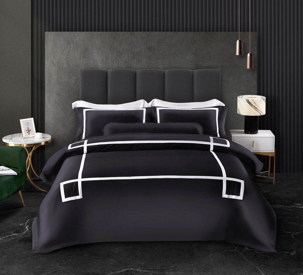 Hotelier Prestigio™ Onyx Black Bolster Case - Affairs Living Pte. Ltd.