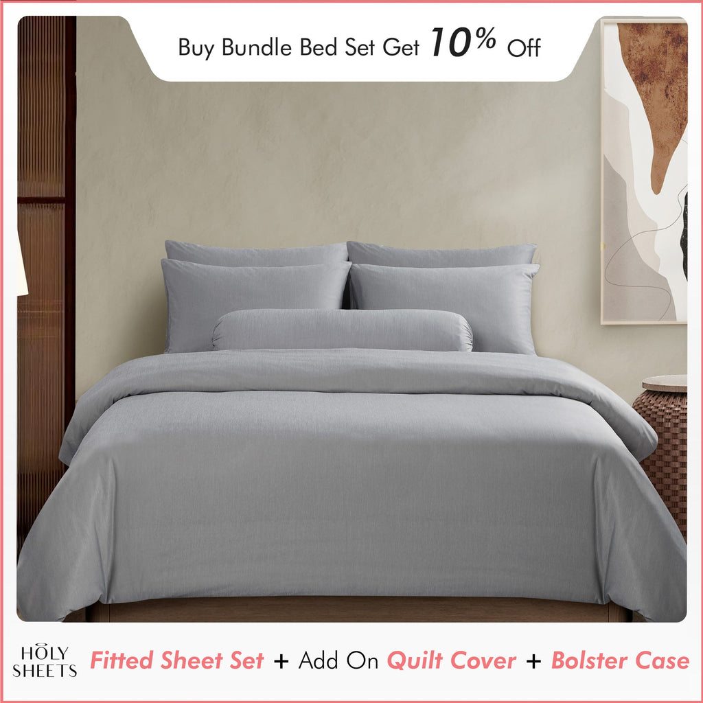 Holy Sheets™ Chalky Fitted Sheet Set - Affairs Living Pte. Ltd.