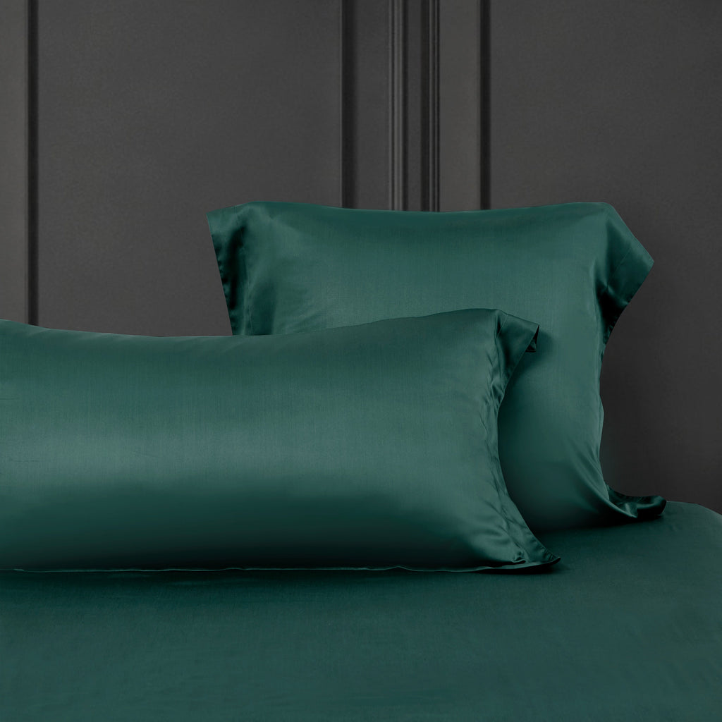 Palais Suite TENCEL™ LF Emerald Green Euro Sham - Bedding Affairs