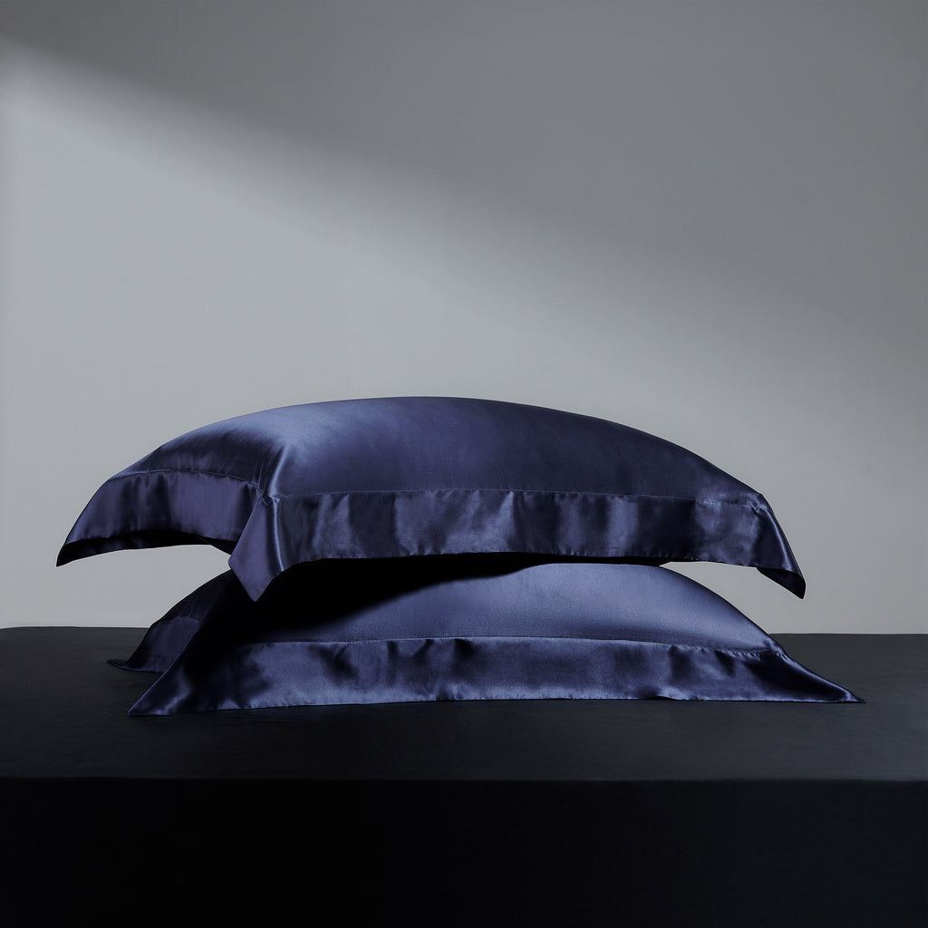 Seta Couture™ Mulberry Silk Admiral Blue Pillow Case - Affairs Living Pte. Ltd.