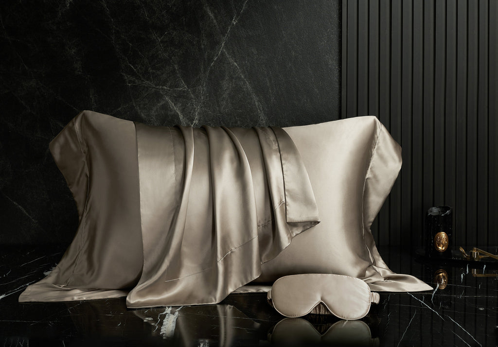 Seta Couture™ Mulberry Silk Olive Haze Pillow Case - Affairs Living Pte. Ltd.