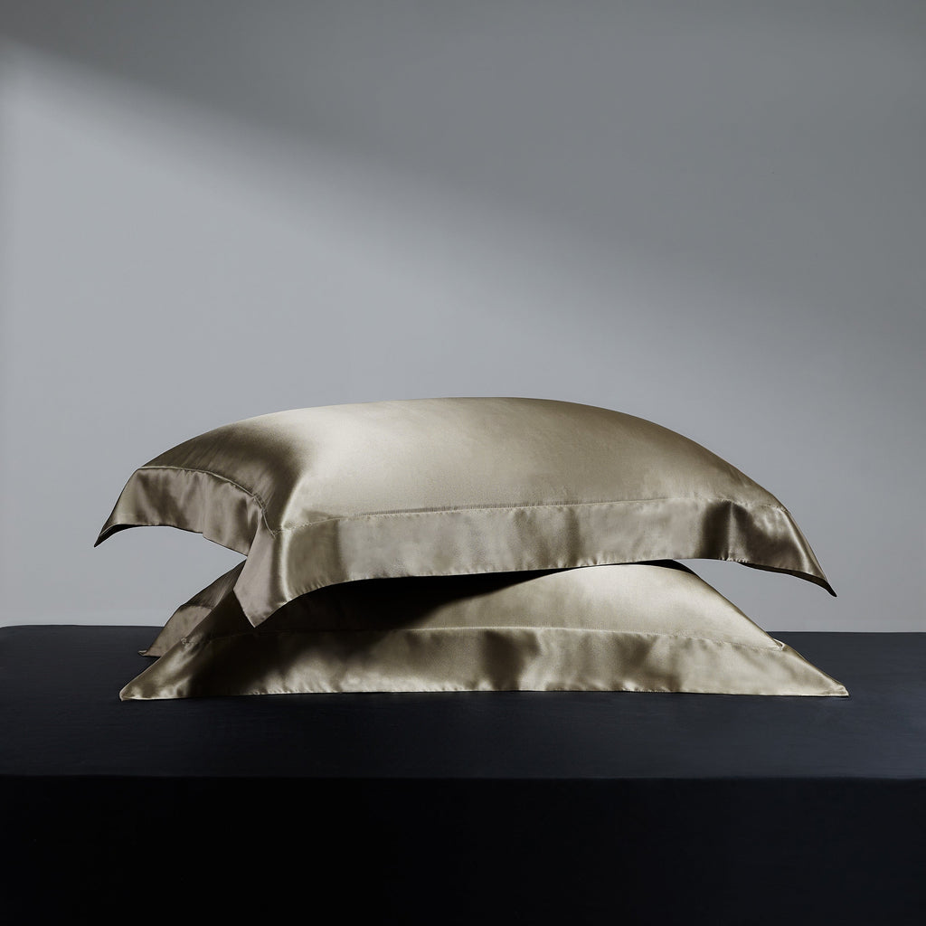 Seta Couture™ Mulberry Silk Olive Haze Pillow Case - Affairs Living Pte. Ltd.