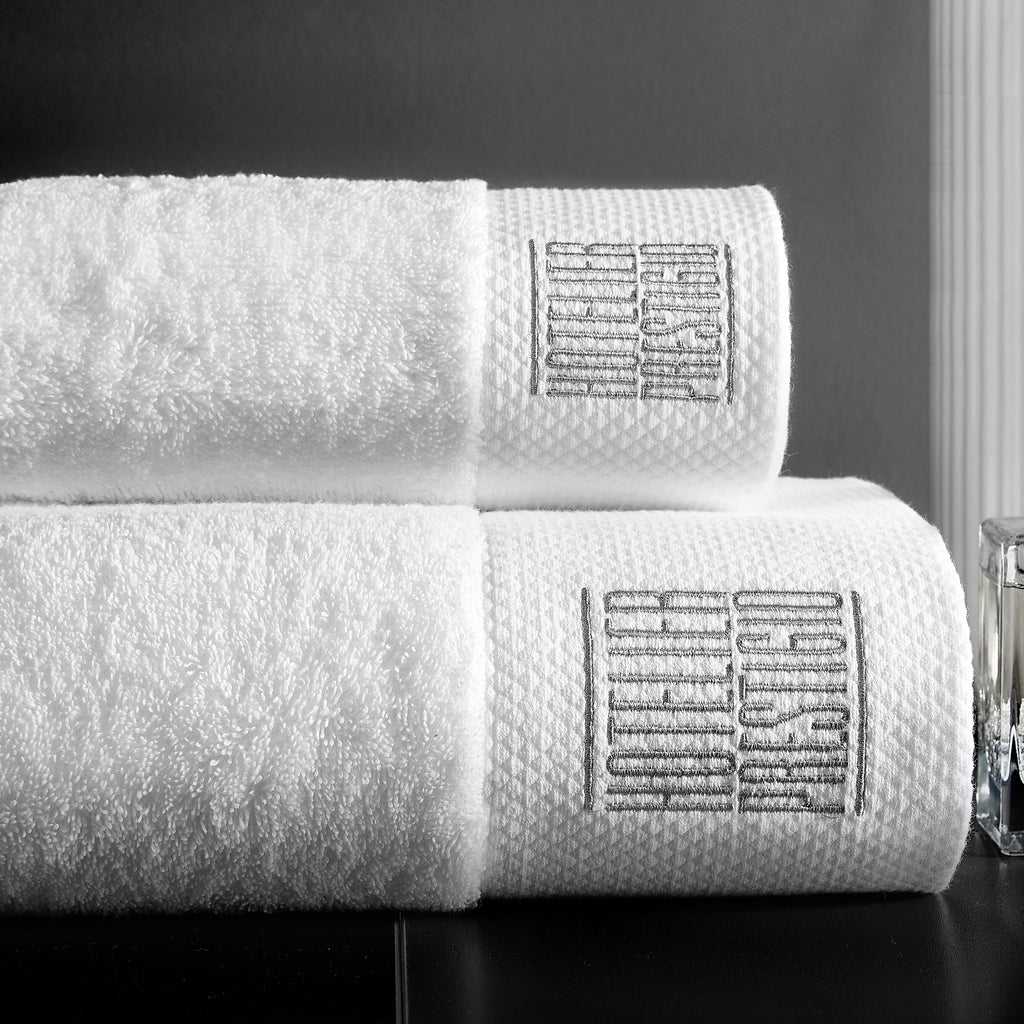 Hotelier Prestigio™ Luxo White Towel Collection - 2 Pcs Set - Affairs Living Pte. Ltd.