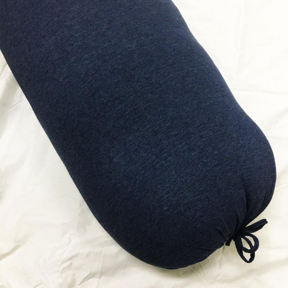 Cotton Pure™ Prussian Blue Jersey Cotton Bolster Case - Affairs Living Pte. Ltd.