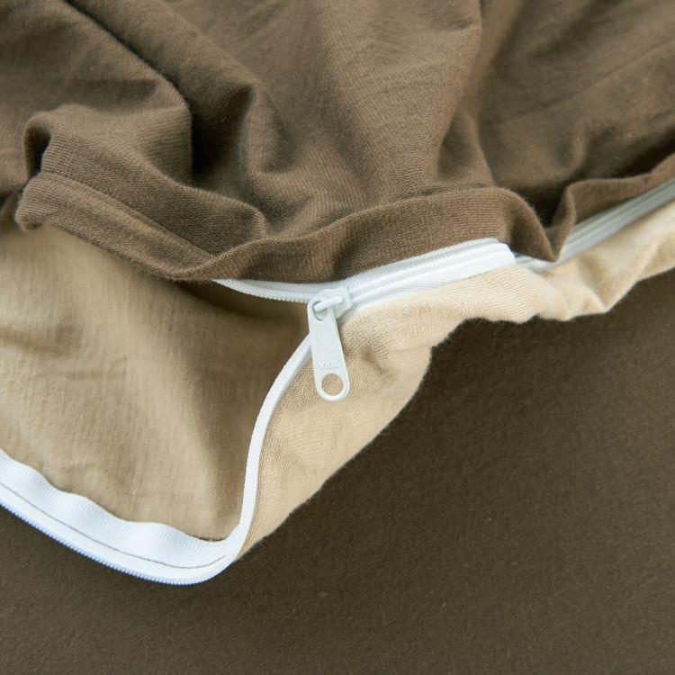 Cotton Pure™ Coyote Brown Jersey Cotton Quilt Cover - Affairs Living Pte. Ltd.