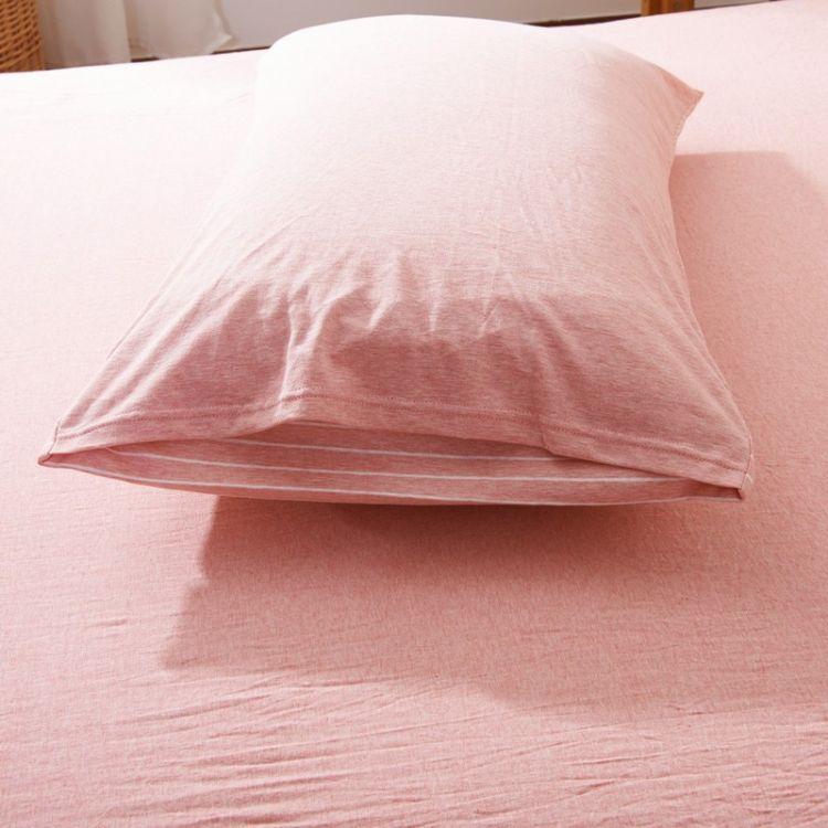 Cotton Pure™ Pinky Stripe Jersey Cotton Fitted Sheet Set - Affairs Living Pte. Ltd.