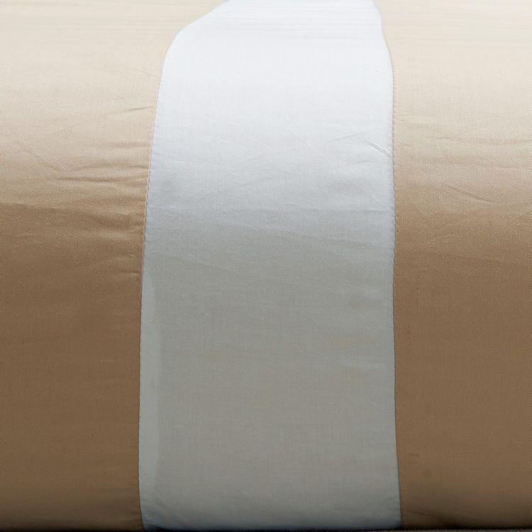 Hotelier Prestigio™ Luxury Champagne Base White Border Pillow Case - Affairs Living Pte. Ltd.