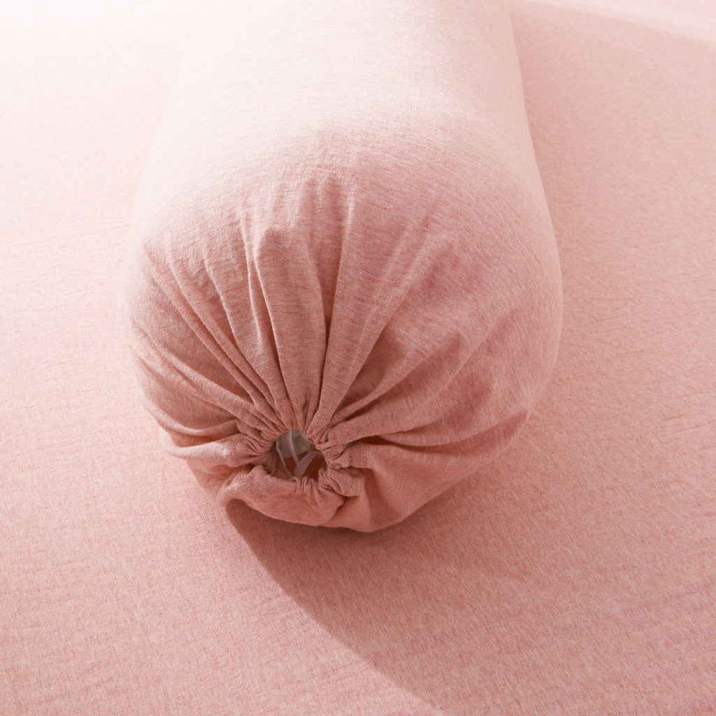 Cotton Pure™ Pinky Stripe Jersey Cotton Bolster Case - Affairs Living Pte. Ltd.